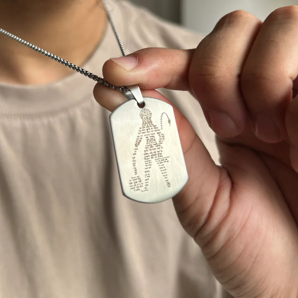Hanuman Chalisa Pendant with Chain