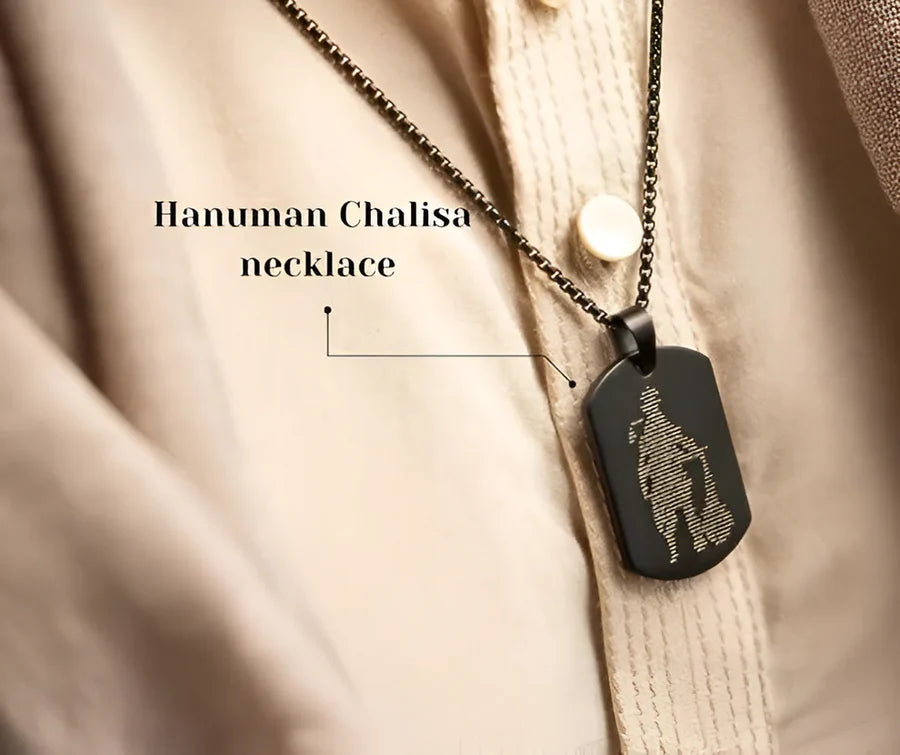 Hanuman Chalisa Pendant with Chain