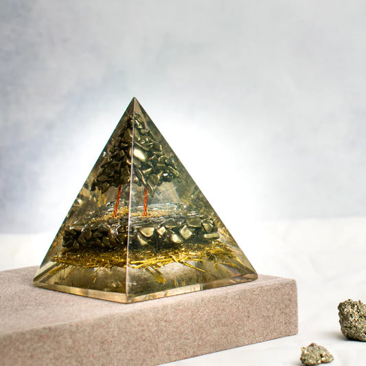 Pyrite Money Magnet Tree Pyramid